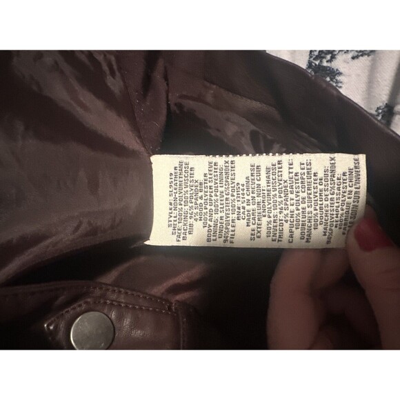 Sebby Collection Faux Leather Jacket M - Picture 3 of 3